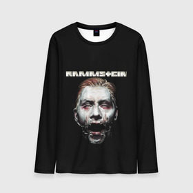 Мужской лонгслив 3D с принтом Rammstein в городе Новоалтайск, 100% полиэстер | длинные рукава, круглый вырез горловины, полуприлегающий силуэт | amerika | art | germany | logo | rammstein | rock | till lindemann | арт | германия | группа | логотип | музыка | немецкая группа | немцы | песня | раммштайн | рамштайн | рок