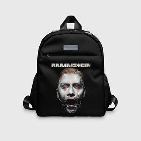 Детский рюкзак 3D с принтом Rammstein в городе Новоалтайск, 100% полиэстер | лямки с регулируемой длиной, сверху петелька, чтобы рюкзак можно было повесить на вешалку. Основное отделение закрывается на молнию, как и внешний карман. Внутри дополнительный карман. По бокам два дополнительных кармашка | Тематика изображения на принте: amerika | art | germany | logo | rammstein | rock | till lindemann | арт | германия | группа | логотип | музыка | немецкая группа | немцы | песня | раммштайн | рамштайн | рок