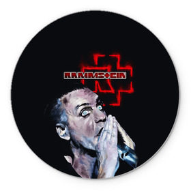 Коврик для мышки круглый с принтом Rammstein в городе Новоалтайск, резина и полиэстер | круглая форма, изображение наносится на всю лицевую часть | amerika | art | germany | logo | rammstein | rock | till lindemann | арт | германия | группа | логотип | музыка | немецкая группа | немцы | песня | раммштайн | рамштайн | рок