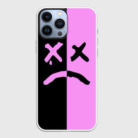 Чехол для iPhone 13 Pro Max с принтом LIL PEEP SMILE PINK | ЛИЛ ПИП СМАЙЛ в городе Новоалтайск,  |  | Тематика изображения на принте: lil peep | lil prince | pink | зарубежная музыка | лил пип | маленький принц