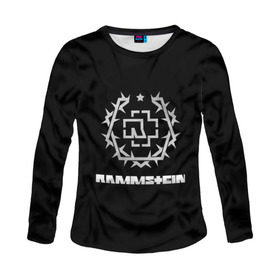 Женский лонгслив 3D с принтом Rammstein в городе Новоалтайск, 100% полиэстер | длинные рукава, круглый вырез горловины, полуприлегающий силуэт | amerika | art | germany | logo | rammstein | rock | till lindemann | арт | германия | группа | логотип | музыка | немецкая группа | немцы | песня | раммштайн | рамштайн | рок