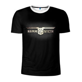 Мужская футболка 3D спортивная с принтом Rammstein в городе Новоалтайск, 100% полиэстер с улучшенными характеристиками | приталенный силуэт, круглая горловина, широкие плечи, сужается к линии бедра | amerika | art | germany | logo | rammstein | rock | till lindemann | арт | германия | группа | логотип | музыка | немецкая группа | немцы | песня | раммштайн | рамштайн | рок