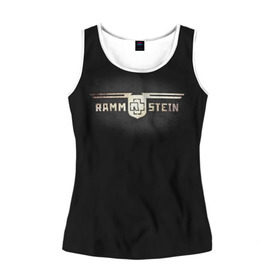 Женская майка 3D с принтом Rammstein в городе Новоалтайск, 100% полиэстер | круглая горловина, прямой силуэт, длина до линии бедра | amerika | art | germany | logo | rammstein | rock | till lindemann | арт | германия | группа | логотип | музыка | немецкая группа | немцы | песня | раммштайн | рамштайн | рок