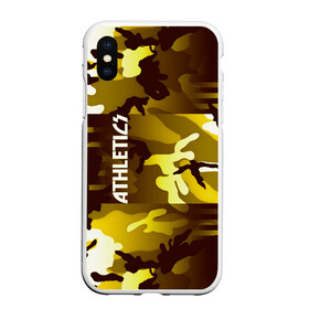 Чехол для iPhone XS Max матовый с принтом Атлет в городе Новоалтайск, Силикон | Область печати: задняя сторона чехла, без боковых панелей | athletics | sport | атлет | атлетика | бег | бегун | зож | легкая | линии | надпись | полосы | прыжки | россии | россия | рф | сборная | символ | состязание | спорт | спортсмен | тяжелая