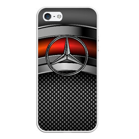 Чехол для iPhone 5/5S матовый с принтом Mercedes-Benz Metal в городе Новоалтайск, Силикон | Область печати: задняя сторона чехла, без боковых панелей | Тематика изображения на принте: mercedes | mercedes benz | авто | железо | кольчуга | лого авто | мерс | мерседес | метал | металлическая | сетка | сталь | цепи