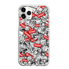 Чехол для iPhone 11 Pro матовый с принтом Senpai ahegao в городе Новоалтайск, Силикон |  | ahegao | anime | manga | senpai | аниме | ахегао | манга | паттерн | сенпай