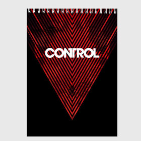 Скетчбук с принтом CONTROL в городе Новоалтайск, 100% бумага
 | 48 листов, плотность листов — 100 г/м2, плотность картонной обложки — 250 г/м2. Листы скреплены сверху удобной пружинной спиралью | Тематика изображения на принте: 2019 | bureau | control | courtney | faden | game | games | hiss | hope | jesse | remedy | shooter | бюро | джесси | игра | игры | контрол | кортни | фейденс | фэйден | хоуп | шипящие | шутер