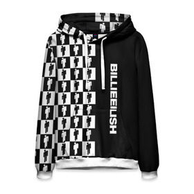 Мужская толстовка 3D с принтом BILLIE EILISH в городе Новоалтайск, 100% полиэстер | двухслойный капюшон со шнурком для регулировки, мягкие манжеты на рукавах и по низу толстовки, спереди карман-кенгуру с мягким внутренним слоем. | be | billie | billie eilish | билли | билли айлиш