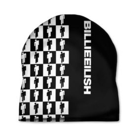 Шапка 3D с принтом BILLIE EILISH в городе Новоалтайск, 100% полиэстер | универсальный размер, печать по всей поверхности изделия | be | billie | billie eilish | билли | билли айлиш