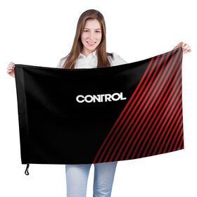 Флаг 3D с принтом CONTROL в городе Новоалтайск, 100% полиэстер | плотность ткани — 95 г/м2, размер — 67 х 109 см. Принт наносится с одной стороны | 2019 | bureau | control | courtney | faden | game | games | hiss | hope | jesse | remedy | shooter | бюро | джесси | игра | игры | контрол | кортни | фейденс | фэйден | хоуп | шипящие | шутер