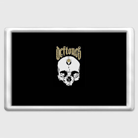 Магнит 45*70 с принтом DEFTONES в городе Новоалтайск, Пластик | Размер: 78*52 мм; Размер печати: 70*45 | deftones | metal | rock | метал | рок