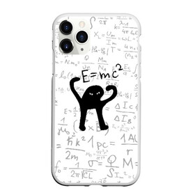 Чехол для iPhone 11 Pro Max матовый с принтом ЪУЪ СЪУКА E=mc2 в городе Новоалтайск, Силикон |  | cat | emc 2 | emc2 | mem | memes | truxkot19 | знаменитые формулы | интернет приколы | кот | мем | мем кот | физика | формулы | ъуъ | ъуъ съука | эйнштейн