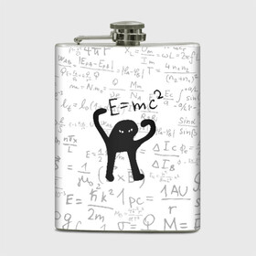 Фляга с принтом ЪУЪ СЪУКА E=mc2 в городе Новоалтайск, металлический корпус | емкость 0,22 л, размер 125 х 94 мм. Виниловая наклейка запечатывается полностью | cat | emc 2 | emc2 | mem | memes | truxkot19 | знаменитые формулы | интернет приколы | кот | мем | мем кот | физика | формулы | ъуъ | ъуъ съука | эйнштейн
