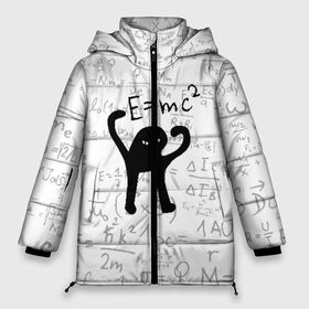 Женская зимняя куртка 3D с принтом ЪУЪ СЪУКА E=mc2 в городе Новоалтайск, верх — 100% полиэстер; подкладка — 100% полиэстер; утеплитель — 100% полиэстер | длина ниже бедра, силуэт Оверсайз. Есть воротник-стойка, отстегивающийся капюшон и ветрозащитная планка. 

Боковые карманы с листочкой на кнопках и внутренний карман на молнии | cat | emc 2 | emc2 | mem | memes | truxkot19 | знаменитые формулы | интернет приколы | кот | мем | мем кот | физика | формулы | ъуъ | ъуъ съука | эйнштейн
