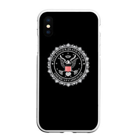 Чехол для iPhone XS Max матовый с принтом Five Finger Death Punch в городе Новоалтайск, Силикон | Область печати: задняя сторона чехла, без боковых панелей | 5fdp | ffdp | five finger | five finger death | five finger death punch | metal | rock | метал | рок
