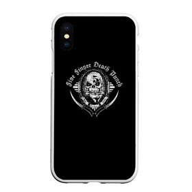 Чехол для iPhone XS Max матовый с принтом Five Finger Death Punch в городе Новоалтайск, Силикон | Область печати: задняя сторона чехла, без боковых панелей | 5fdp | ffdp | five finger | five finger death | five finger death punch | metal | rock | метал | рок