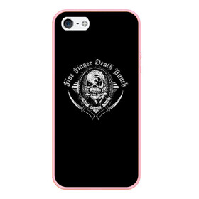 Чехол для iPhone 5/5S матовый с принтом Five Finger Death Punch в городе Новоалтайск, Силикон | Область печати: задняя сторона чехла, без боковых панелей | 5fdp | ffdp | five finger | five finger death | five finger death punch | metal | rock | метал | рок