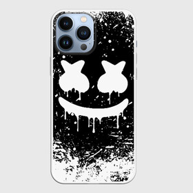 Чехол для iPhone 13 Pro Max с принтом MARSHMELLO MELT в городе Новоалтайск,  |  | Тематика изображения на принте: america | dj | marshmello | usa | америка | брызги | краски | маршмелло