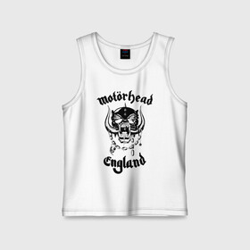 Детская майка хлопок с принтом MOTORHEAD в городе Новоалтайск,  |  | england | motorhead | моторхед