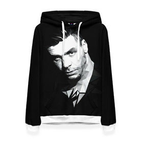 Женская толстовка 3D с принтом Till Lindemann в городе Новоалтайск, 100% полиэстер  | двухслойный капюшон со шнурком для регулировки, мягкие манжеты на рукавах и по низу толстовки, спереди карман-кенгуру с мягким внутренним слоем. | du hast | heavy | herzeleid | metal | mutter | rammstein | reise | rosenrot | sehnsucht | till lindemann | группа | метал | рамштайн | рок | тилль линдеманн | хард