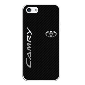 Чехол для iPhone 5/5S матовый с принтом Toyota Camry в городе Новоалтайск, Силикон | Область печати: задняя сторона чехла, без боковых панелей | toyota | абстракция | авто | автомобиль | лого | логотип | машина | таета | тоета | тойота