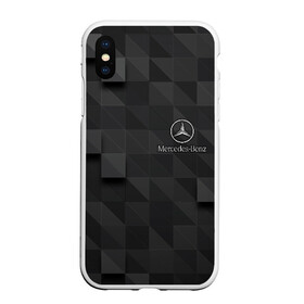 Чехол для iPhone XS Max матовый с принтом Mercedes в городе Новоалтайск, Силикон | Область печати: задняя сторона чехла, без боковых панелей | amg | mercedes | авто | автомобиль | иномарка | логотип | машина | мерседес | текстура