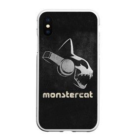 Чехол для iPhone XS Max матовый с принтом Monstercat в городе Новоалтайск, Силикон | Область печати: задняя сторона чехла, без боковых панелей | monstercat | клуб | клубная музыка | кот | котенок | кошка | лейбл | монстар | монстар кет | монстер | музыка | танцевальная музыка | электронная | электронная музыка