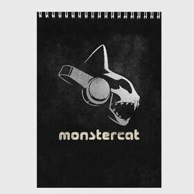 Скетчбук с принтом Monstercat в городе Новоалтайск, 100% бумага
 | 48 листов, плотность листов — 100 г/м2, плотность картонной обложки — 250 г/м2. Листы скреплены сверху удобной пружинной спиралью | monstercat | клуб | клубная музыка | кот | котенок | кошка | лейбл | монстар | монстар кет | монстер | музыка | танцевальная музыка | электронная | электронная музыка
