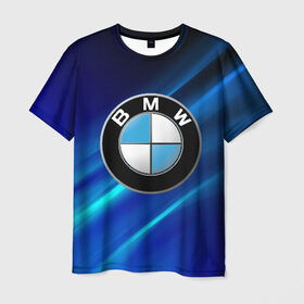 Мужская футболка 3D с принтом BMW (РЕДАЧ) в городе Новоалтайск, 100% полиэфир | прямой крой, круглый вырез горловины, длина до линии бедер | bmw | bmw performance | m | motorsport | performance | бмв | моторспорт