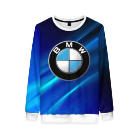 Женский свитшот 3D с принтом BMW (РЕДАЧ) в городе Новоалтайск, 100% полиэстер с мягким внутренним слоем | круглый вырез горловины, мягкая резинка на манжетах и поясе, свободная посадка по фигуре | bmw | bmw performance | m | motorsport | performance | бмв | моторспорт