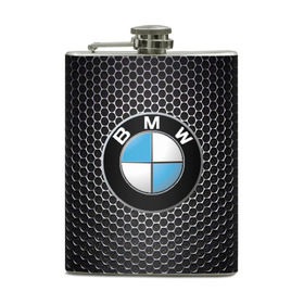 Фляга с принтом BMW (РЕДАЧ) в городе Новоалтайск, металлический корпус | емкость 0,22 л, размер 125 х 94 мм. Виниловая наклейка запечатывается полностью | bmw | bmw performance | m | motorsport | performance | бмв | моторспорт