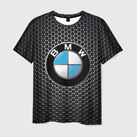 Мужская футболка 3D с принтом BMW (РЕДАЧ) в городе Новоалтайск, 100% полиэфир | прямой крой, круглый вырез горловины, длина до линии бедер | bmw | bmw performance | m | motorsport | performance | бмв | моторспорт