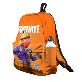 Рюкзак 3D с принтом Fortnite (Burger) в городе Новоалтайск, 100% полиэстер | лямки с регулируемой длиной, сверху петелька, чтобы рюкзак можно было повесить на вешалку. Основное отделение закрывается на молнию, как и внешний карман. Внутри два дополнительных кармана, один из которых закрывается на молнию. По бокам два дополнительных кармашка | burger | fortnite | game | like | mem | skin | skins | бургер | скин | форнайн | форнайт | фортнайн | фортнайт