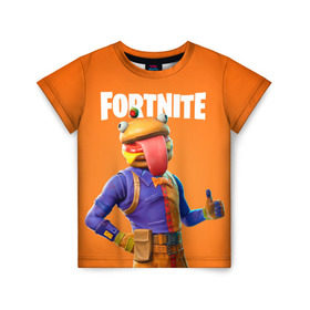Детская футболка 3D с принтом Fortnite (Burger) в городе Новоалтайск, 100% гипоаллергенный полиэфир | прямой крой, круглый вырез горловины, длина до линии бедер, чуть спущенное плечо, ткань немного тянется | Тематика изображения на принте: burger | fortnite | game | like | mem | skin | skins | бургер | скин | форнайн | форнайт | фортнайн | фортнайт