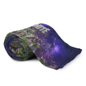 Плед 3D с принтом Fortnite в городе Новоалтайск, 100% полиэстер | закругленные углы, все края обработаны. Ткань не мнется и не растягивается | battle | fortnite | royale | save | the | битва | королевская | стратегия | фортнайт