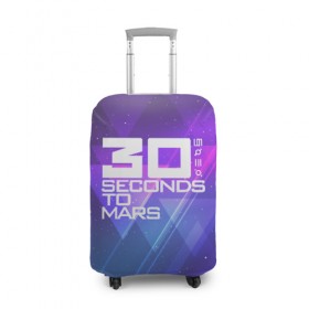 Чехол для чемодана 3D с принтом 30 SECONDS TO MARS в городе Новоалтайск, 86% полиэфир, 14% спандекс | двустороннее нанесение принта, прорези для ручек и колес | lindemann | lm | rammstein | rock | кристиан лоренц | линдеманн | лм | музыка | рамштайн | рок | тилль линдеманн