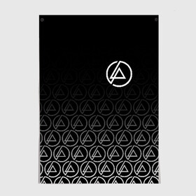Постер с принтом LINKIN PARK в городе Новоалтайск, 100% бумага
 | бумага, плотность 150 мг. Матовая, но за счет высокого коэффициента гладкости имеет небольшой блеск и дает на свету блики, но в отличии от глянцевой бумаги не покрыта лаком | chester bennington | linkin park | mike shinoda | линкин парк