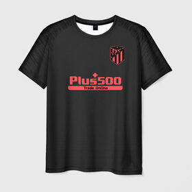 Мужская футболка 3D с принтом Atletico away 19-20 в городе Новоалтайск, 100% полиэфир | прямой крой, круглый вырез горловины, длина до линии бедер | atletico | champions | europe | fifa | league | madrid | spain | uefa | атлетико | испания | лига | мадрид | чемпионов