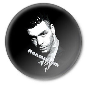 Значок с принтом Rammstein в городе Новоалтайск,  металл | круглая форма, металлическая застежка в виде булавки | du hast | heavy | herzeleid | metal | mutter | rammstein | reise | rosenrot | sehnsucht | till lindemann | группа | метал | рамштайн | рок | тилль линдеманн | хард