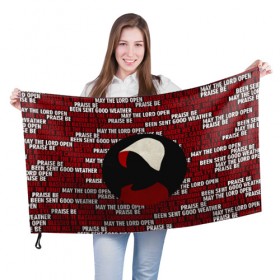 Флаг 3D с принтом Handmaid quotes в городе Новоалтайск, 100% полиэстер | плотность ткани — 95 г/м2, размер — 67 х 109 см. Принт наносится с одной стороны | the handmaid’s tale | джозефова №2 | джун | джун осборн | маргарет | маргарет этвуд | рассказ служанки | служанка | фредова | элизабет мосс | этвуд