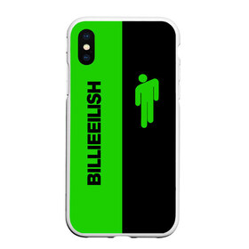 Чехол для iPhone XS Max матовый с принтом BILLIE EILISH GLITCH в городе Новоалтайск, Силикон | Область печати: задняя сторона чехла, без боковых панелей | be | billie | billie eilish | blohsh | ghoul | билли | билли айлиш