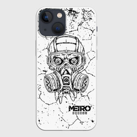 Чехол для iPhone 13 mini с принтом METRO Exodus в городе Новоалтайск,  |  | 2033 | exodus | last | light | metro | redux | апокалипсис | вирус | зомби | исход | маска | метро | монстры | постапокалипсис | постапокалиптика | радиация | череп