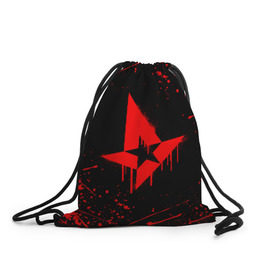Рюкзак-мешок 3D с принтом ASTRALIS (РЕДАЧ) в городе Новоалтайск, 100% полиэстер | плотность ткани — 200 г/м2, размер — 35 х 45 см; лямки — толстые шнурки, застежка на шнуровке, без карманов и подкладки | astralis | awp | counter strike | cs go | cs go global offensive | faze clan | hyper beast | team liquid | астралис | тим ликвид | фейз клан | хайпер бист