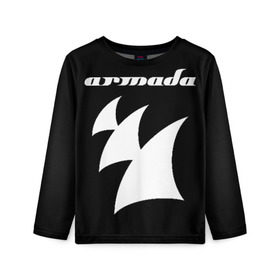 Детский лонгслив 3D с принтом Armada Music в городе Новоалтайск, 100% полиэстер | длинные рукава, круглый вырез горловины, полуприлегающий силуэт
 | Тематика изображения на принте: armada | armada music | armin | armin van buuren | van buuren