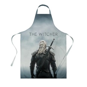 Фартук 3D с принтом THE WITCHER (Сериал) в городе Новоалтайск, 100% полиэстер | общий размер — 65 х 85 см, ширина нагрудника — 26 см, горловина — 53 см, длина завязок — 54 см, общий обхват в поясе — 173 см. Принт на завязках и на горловине наносится с двух сторон, на основной части фартука — только с внешней стороны | bird | game | games | geralt | hunter | logo | monsters | series | star | the | witcher | wolf | ведьмак | волк | геральт | звезда | игра | игры | лого | медальон | монстры | охотник | птица | сериал | символ