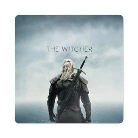 Магнит виниловый Квадрат с принтом THE WITCHER (Сериал) в городе Новоалтайск, полимерный материал с магнитным слоем | размер 9*9 см, закругленные углы | Тематика изображения на принте: bird | game | games | geralt | hunter | logo | monsters | series | star | the | witcher | wolf | ведьмак | волк | геральт | звезда | игра | игры | лого | медальон | монстры | охотник | птица | сериал | символ