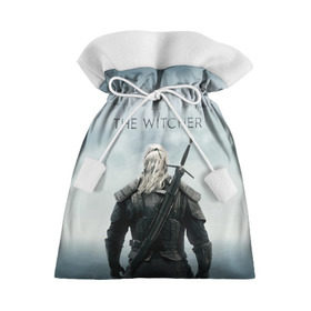 Подарочный 3D мешок с принтом THE WITCHER (Сериал) в городе Новоалтайск, 100% полиэстер | Размер: 29*39 см | Тематика изображения на принте: bird | game | games | geralt | hunter | logo | monsters | series | star | the | witcher | wolf | ведьмак | волк | геральт | звезда | игра | игры | лого | медальон | монстры | охотник | птица | сериал | символ