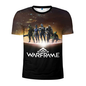 Мужская футболка 3D спортивная с принтом WARFRAME Planet в городе Новоалтайск, 100% полиэстер с улучшенными характеристиками | приталенный силуэт, круглая горловина, широкие плечи, сужается к линии бедра | excalibur | game | games | inaros | ivara | logo | lotus | nezha | rhino | saryn | stalker | symbol | tenno | trinity | warframe | варфрейм | игра | игры | лого | лотос | раса | символ | сталкер | тэнно | экзоскелет