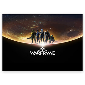 Поздравительная открытка с принтом WARFRAME Planet в городе Новоалтайск, 100% бумага | плотность бумаги 280 г/м2, матовая, на обратной стороне линовка и место для марки
 | Тематика изображения на принте: excalibur | game | games | inaros | ivara | logo | lotus | nezha | rhino | saryn | stalker | symbol | tenno | trinity | warframe | варфрейм | игра | игры | лого | лотос | раса | символ | сталкер | тэнно | экзоскелет