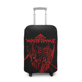 Чехол для чемодана 3D с принтом WARFRAME - Red Stalker в городе Новоалтайск, 86% полиэфир, 14% спандекс | двустороннее нанесение принта, прорези для ручек и колес | excalibur | game | games | inaros | ivara | logo | lotus | nezha | rhino | saryn | stalker | symbol | tenno | trinity | warframe | варфрейм | игра | игры | лого | лотос | раса | символ | сталкер | тэнно | экзоскелет